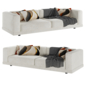 Straight sofa Clyde - Диваны - 3D модель - фото 3