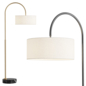 Brushed Brass Metal Arc Floor Lamp - Торшеры - 3D модель