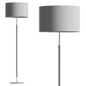 Jihana Brass Metal Linen Floor Lamp - Торшеры - 3D модель - фото 3