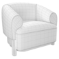 Modern Barrel Accent Chair – Vabches Inspired - Кресла - 3D модель - фото 6