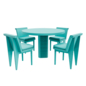 Arc Dining Table Ø120 and Brutus Slim Dining Chair - Стол + стул - 3D модель - фото 4