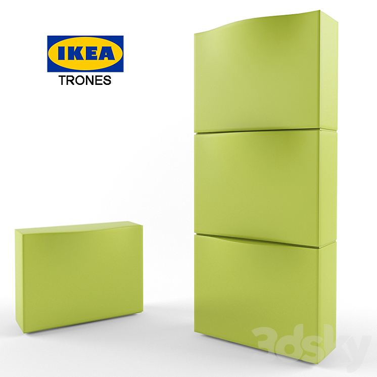 ikea trones Bathroom furniture 3D model