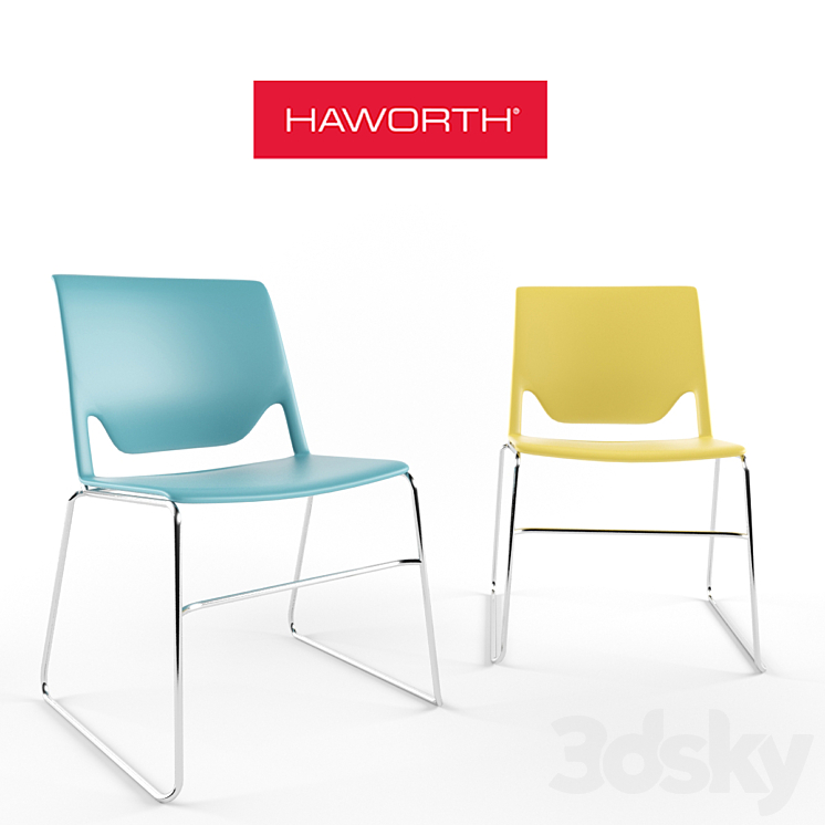 haworth very chair Office furniture 3D model