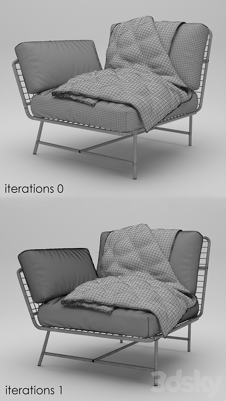 IKEA PS 2017 Corner chair Arm chair 3D model