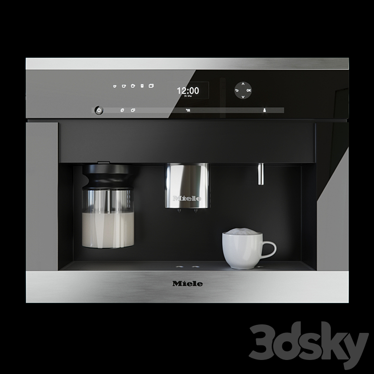 Built in coffee machine Miele CVA 6401 Kitchen appliance 3D model