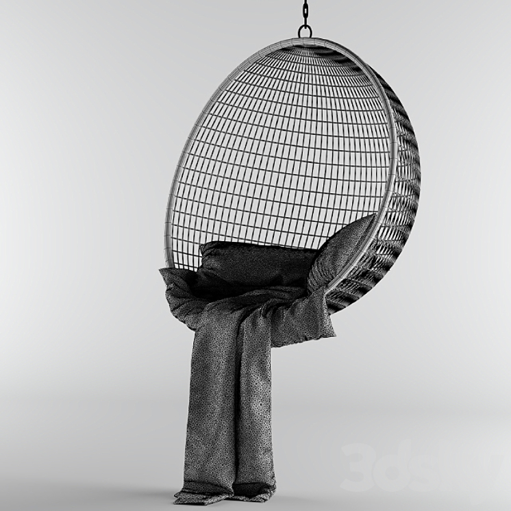 Swing hanging chair Other 3D model