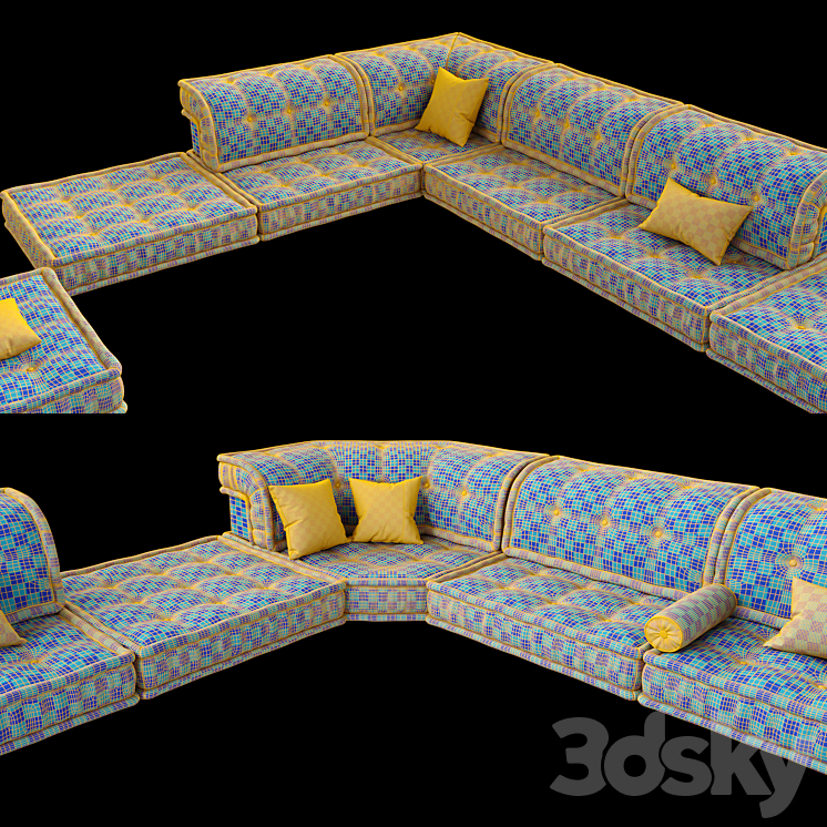 Mah jong sofa 3d 2025