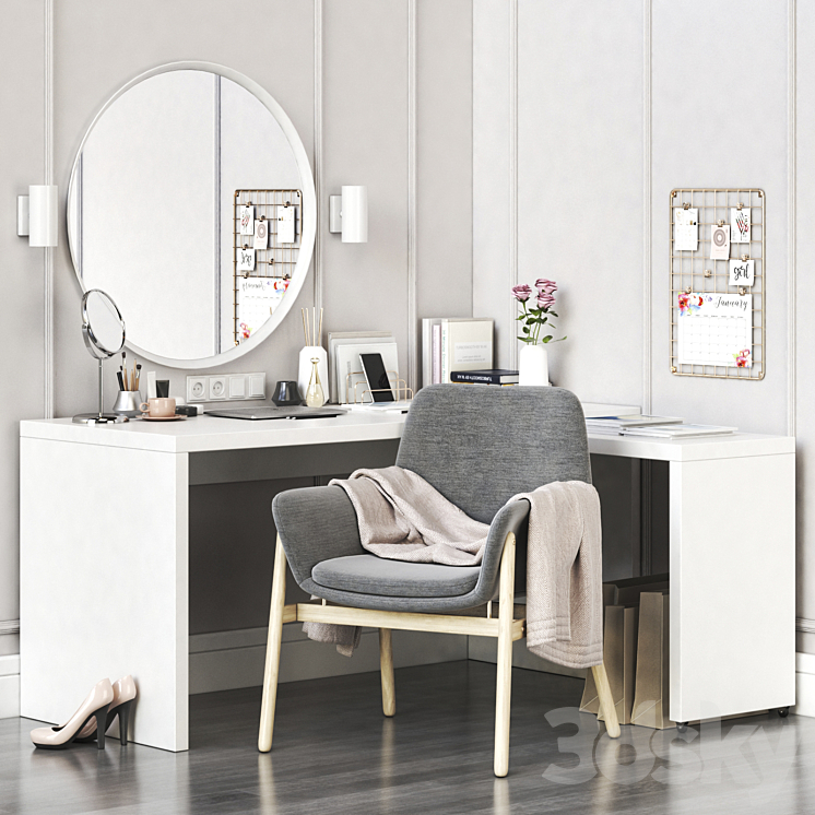 Malm dressing table chair sale