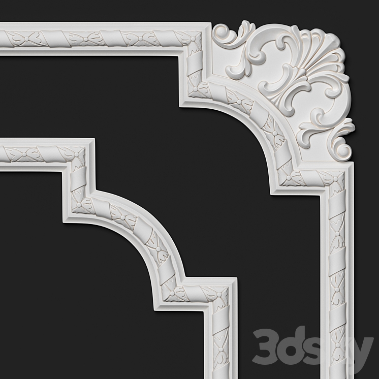 Fabello Decor 3010C - Decorative plaster - 3D model
