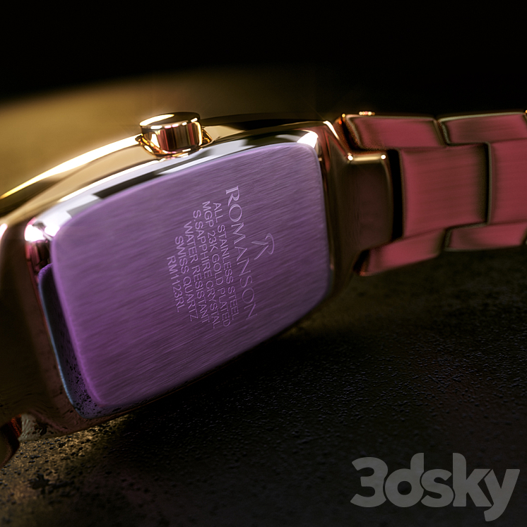 Wrist Watch ROMANSON giselle. Women s Watches Clocks 3D model
