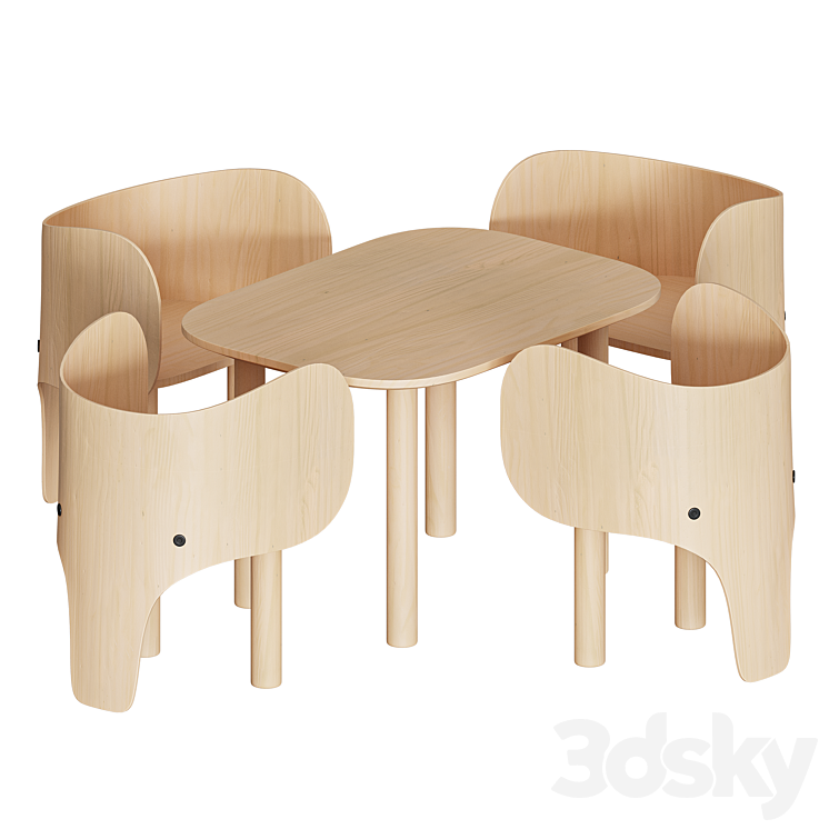 Eo elephant chair and table 2025