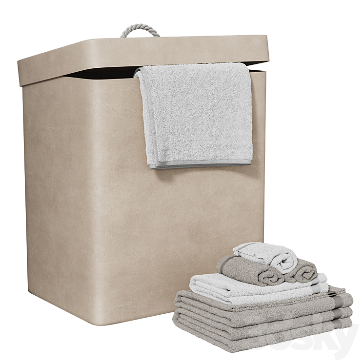 Laundry basket Rompicato - Bathroom accessories - 3D model