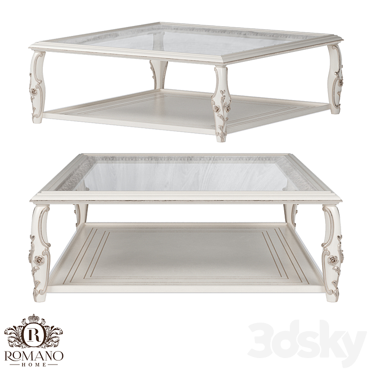 (OM) Madeleine Coffee Table Romano Home Table 3D model