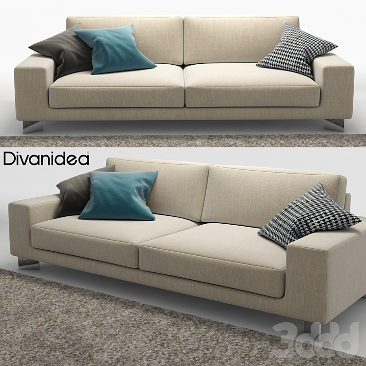 Диван - Диваны - 3D модель
