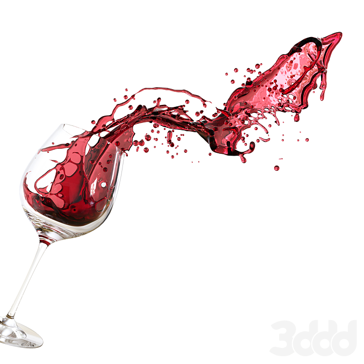 Из бутылки льется красное вино. Бокал с вином. Наливает вино. Брызги вина. Вино в бокале с взбрызгами.