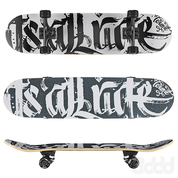 Skateboard Termit 518 - Транспорт - 3D модель