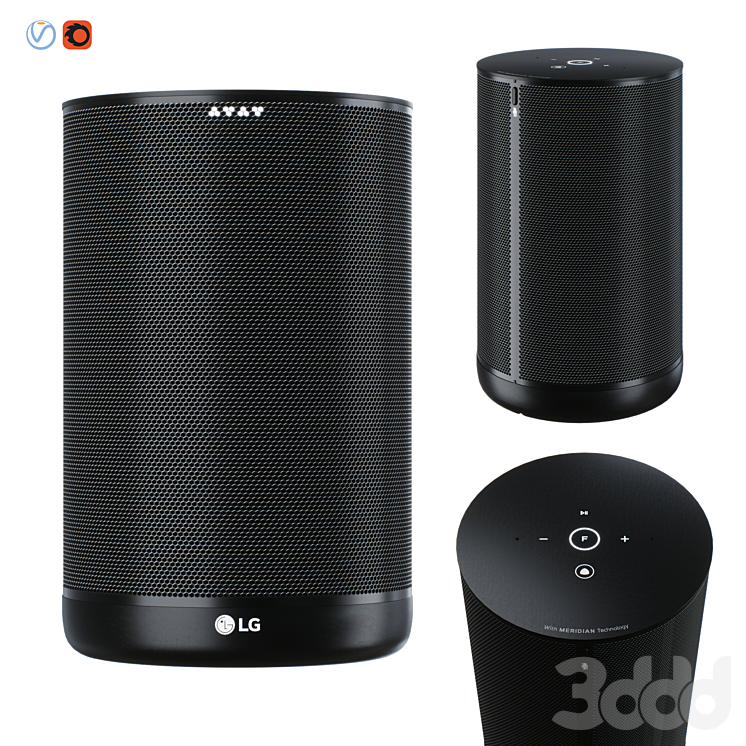 LG XBOOM AI ThinQ - WK7Y - Аудиотехника - 3D модель