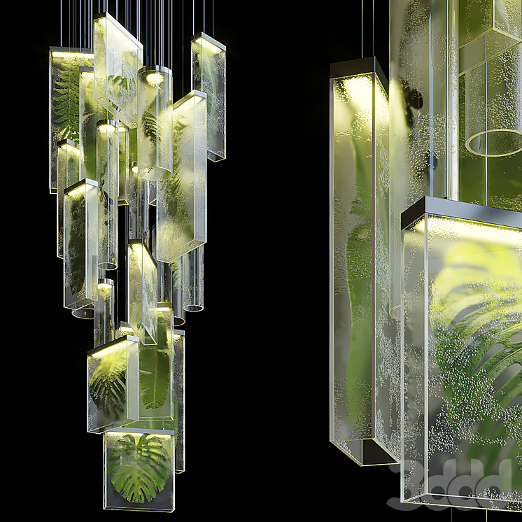 Greenbox - подвесной фитомодуль с подсветкой Vargov Design - Фитостены ...