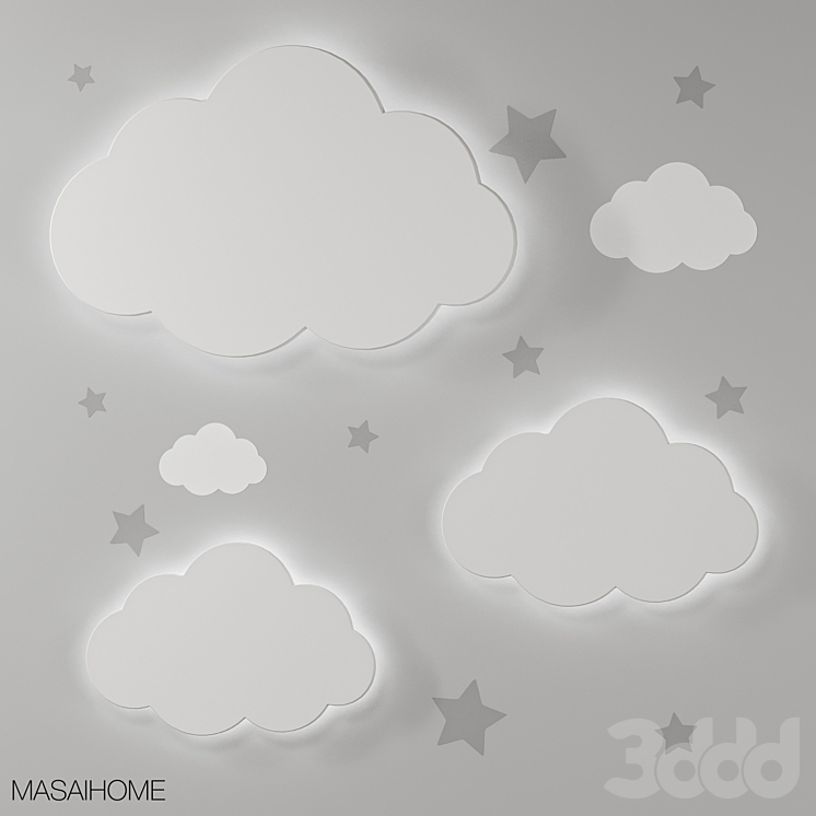 Детский светильник Облако с бэклайт подсветкой - Другие предметы для ...