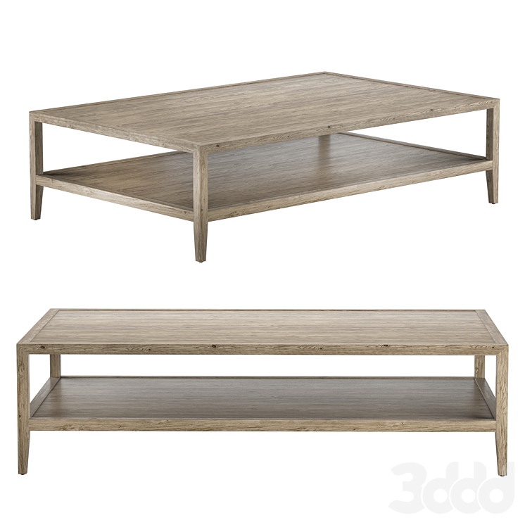 FRENCH CONTEMPORARY COFFEE TABLE - Столы - 3D модель