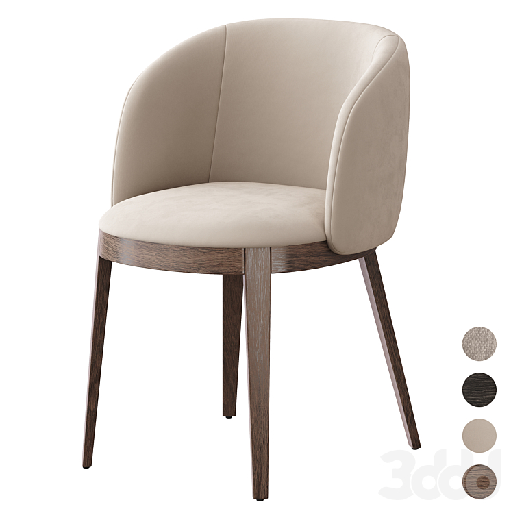 adel Chair by Calligaris - Стулья - 3D модель