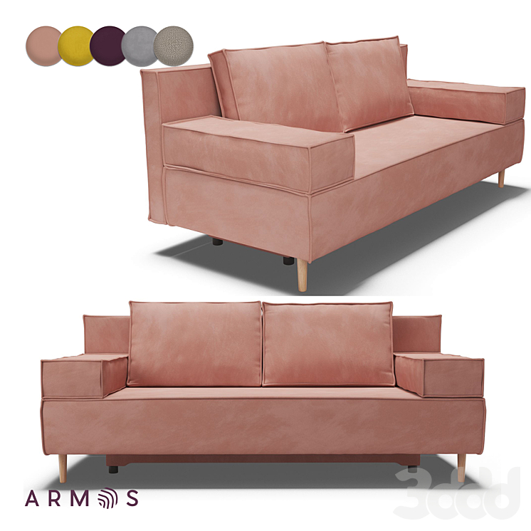 ОМ Диван HOPPY от Armos - Диваны - 3D модель