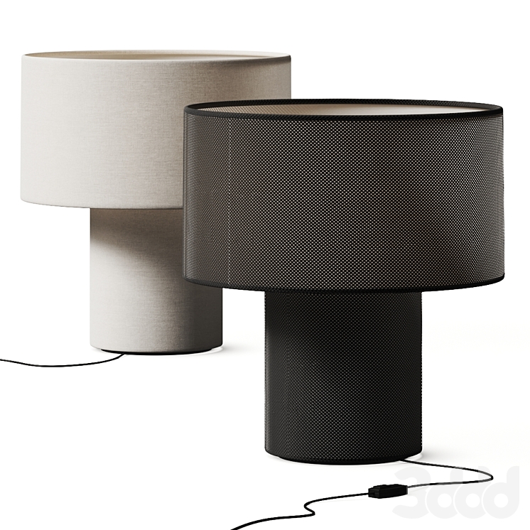 Diesel Table Lamp Foscarini Diesel Pipe Table Lamps - Настольный - 3D модель