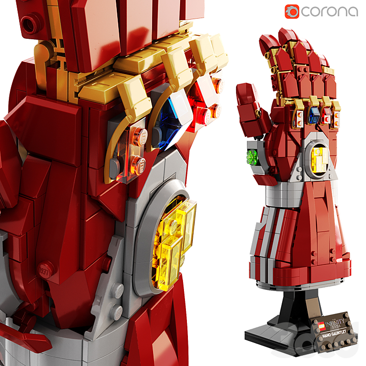 Lego iron man infinity gauntlet deals