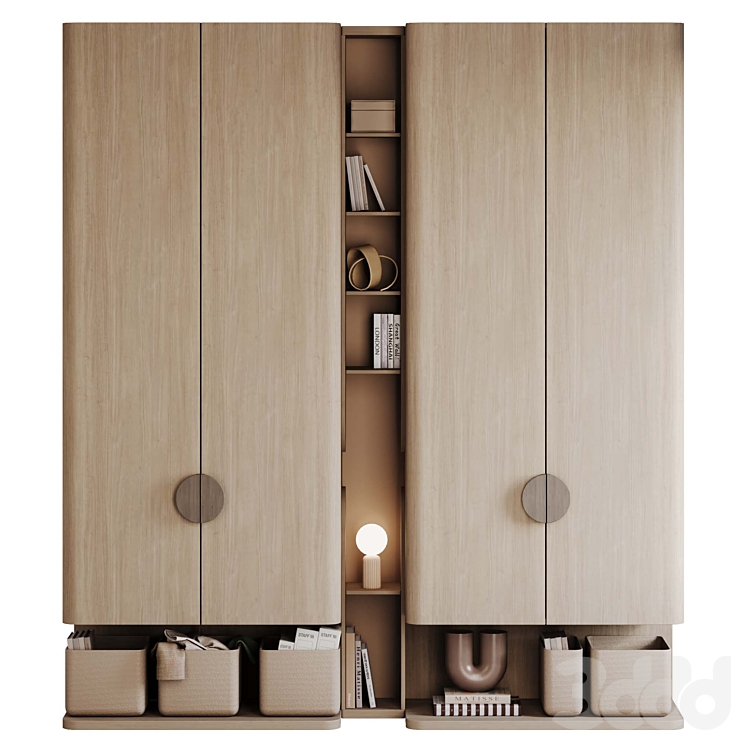 Wooden Closet - Шкафы - 3D модель