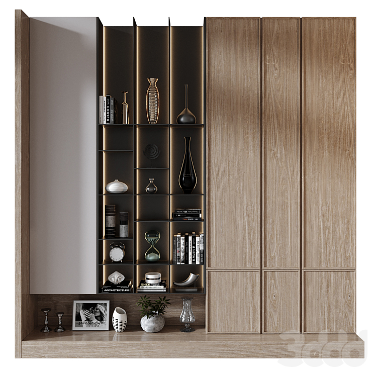 Cabinet set 413 - Шкафы - 3D модель