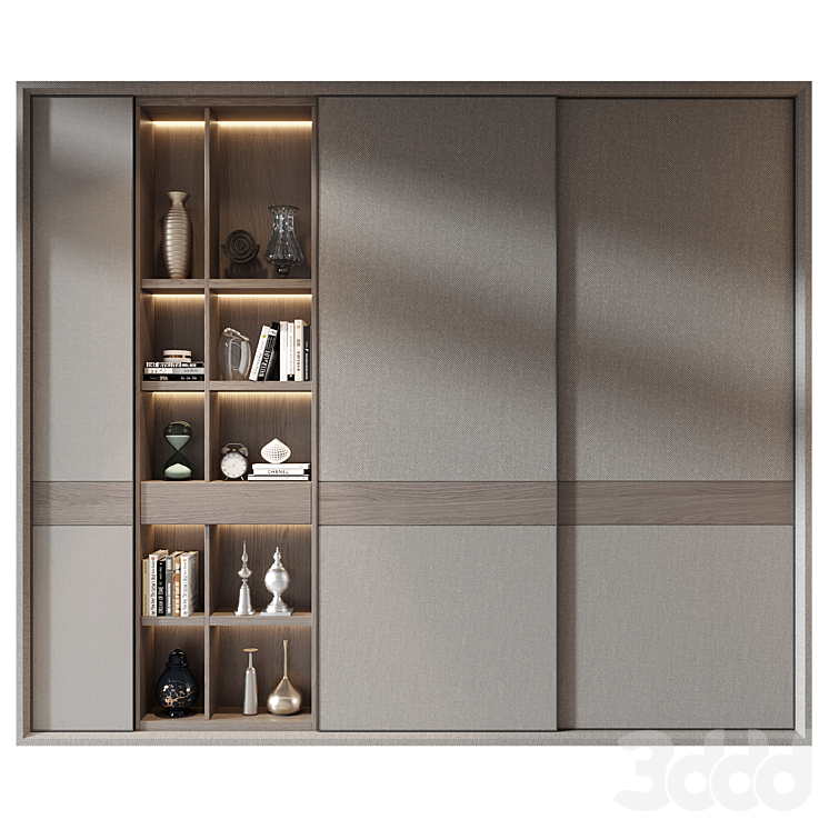 Cabinet set 436 - Шкафы - 3D модель