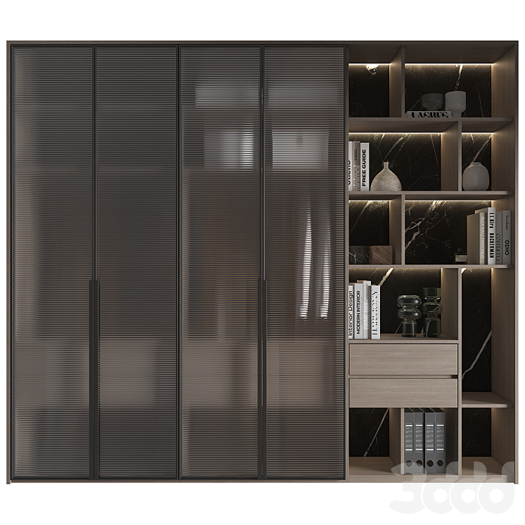 Furniture Composition 412 - Шкафы - 3D модель