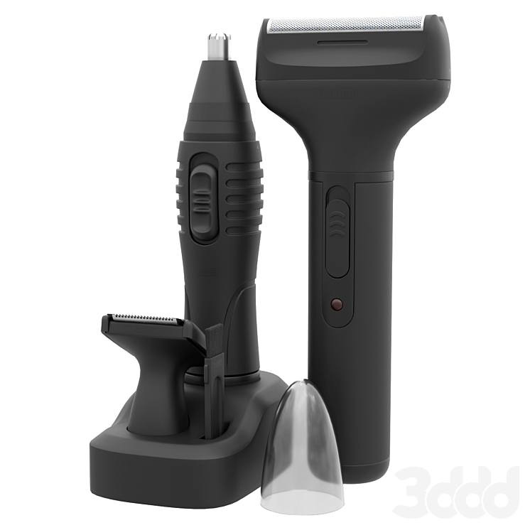 Finite Shaver Razor Trimmer and shaver razor set - Разное - 3D модель