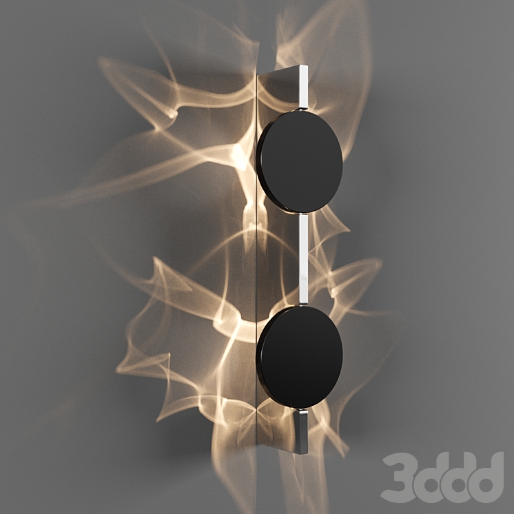 Бра Full Spectrum Minimalist Water Waves с эффектом каустики - Бра - 3D модель