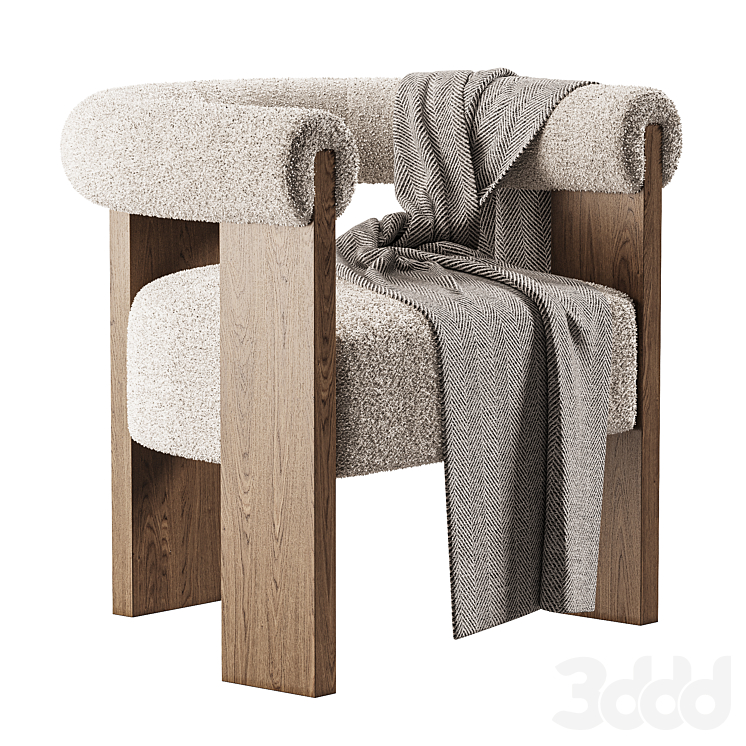 Eldon Dining Chair - Кресла - 3D модель