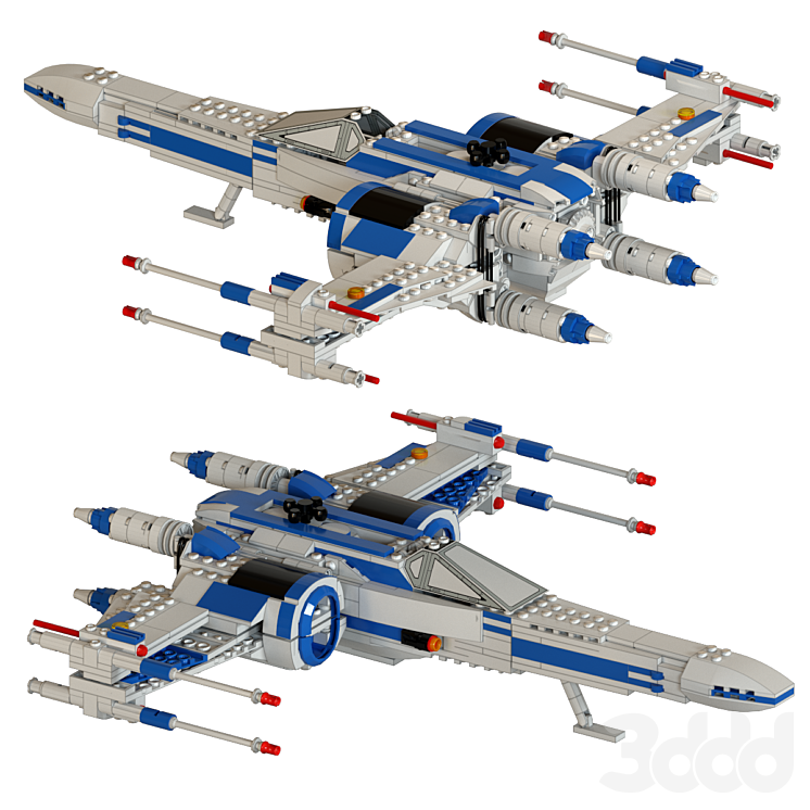 LEGO Star Wars X-Wing Starfighter - Игрушки - 3D модель