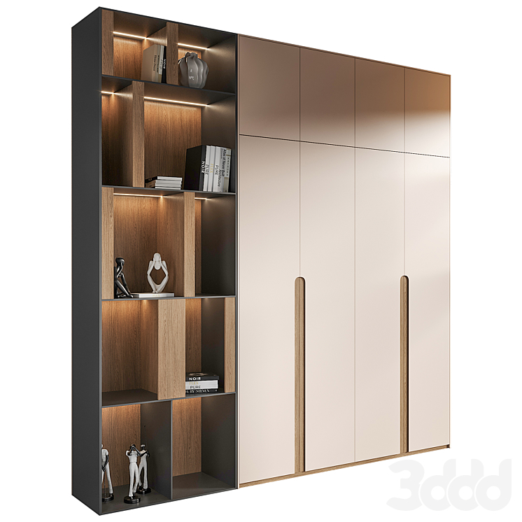 Furniture Composition Шкаф - Шкафы - 3D модель