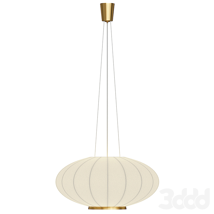paper moon large hanging shade - Подвесной - 3D модель
