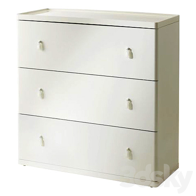 3d Models Sideboard Chest Of Drawer Vinstra Chest Of Drawers