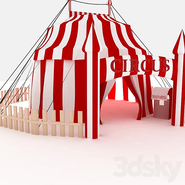 3d Models Other Circus Tent By