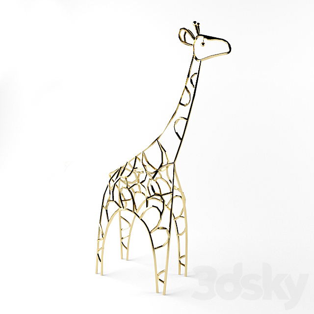 3d Models Playground Giraffe