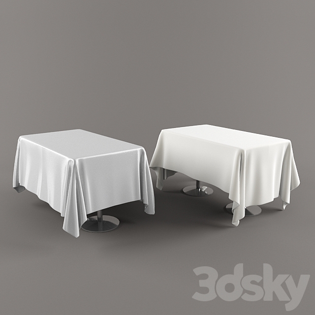 3d Models Table Tablecloth