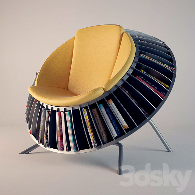 3d Models Arm Chair Sunflower Chair