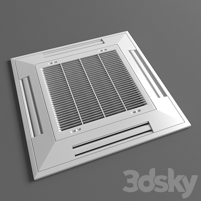 3d Models Miscellaneous Cassette Air Conditioning