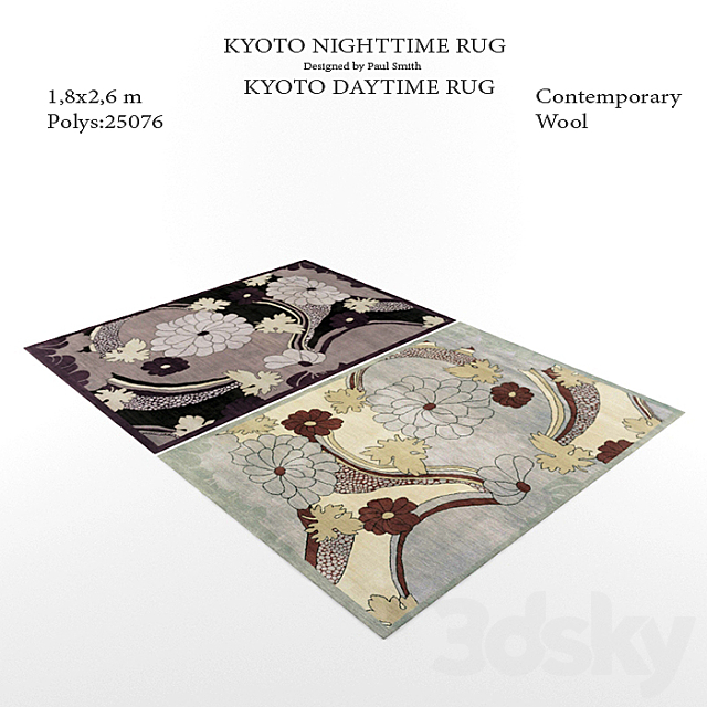 3d Models Carpets Kyoto Bu Paul Smith Rugs
