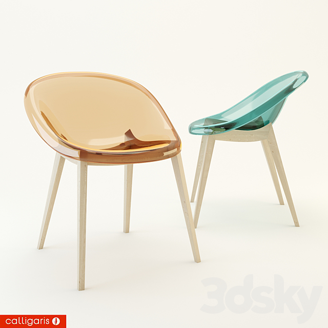 3d Models Chair Calligaris Cs1389 Bloom