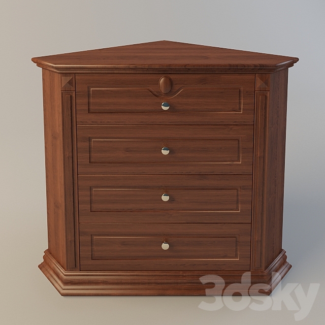 3d Models Sideboard Chest Of Drawer Corner Dresser