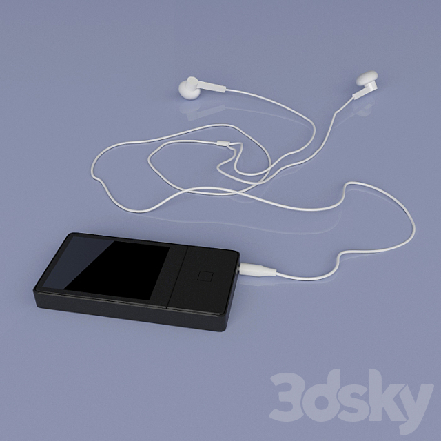 IRIVER MP3 - Audio tech - 3D Models