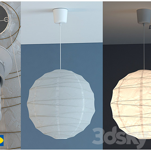 3d Models Pendant Light Ikea Regolit