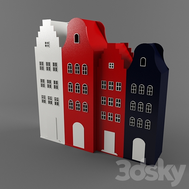 3d Models Wardrobe Kast Van Een Huis Amsterdam Cupboard